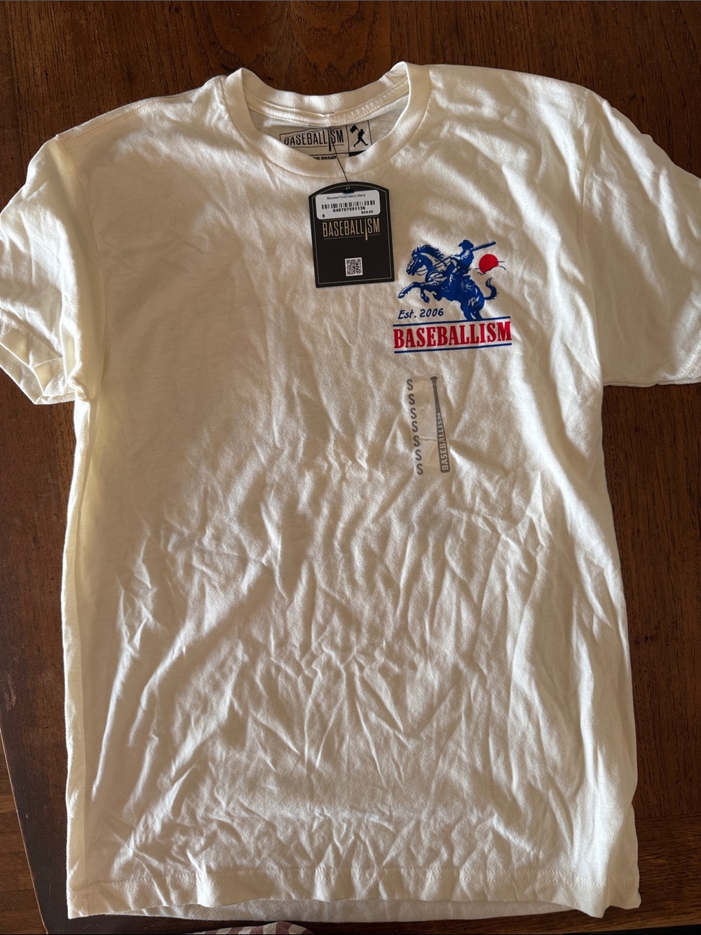 Baseballism Men's Small Graphic Logo T-Shirt. Baseball Y'All.